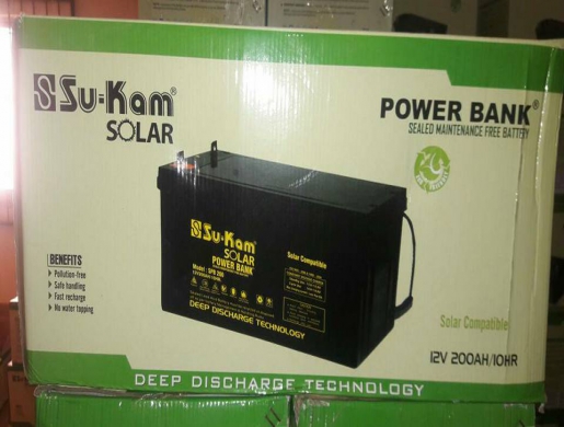 Solar smf batteries, Kampala -  Uganda