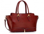 Burgundy Tote Handbag - Mulrany Fashions